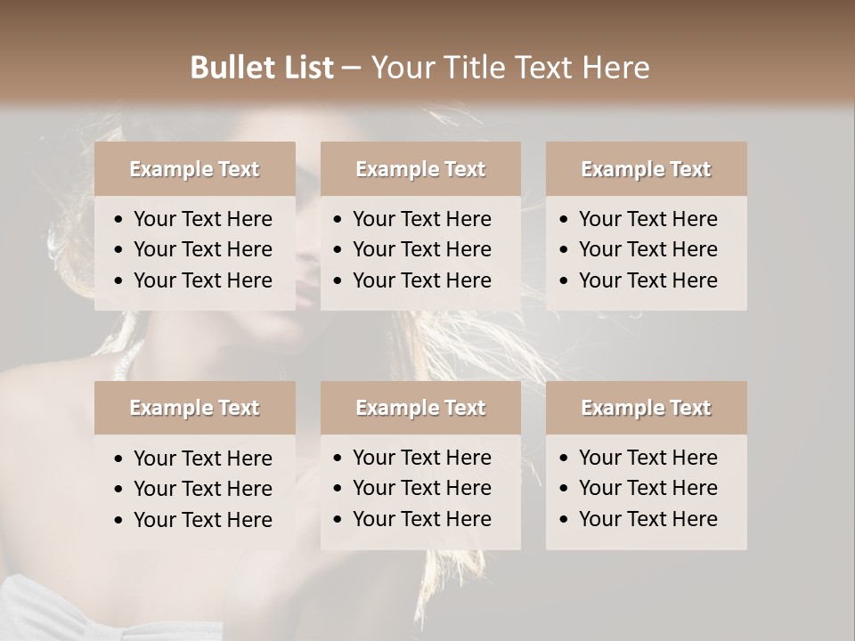 Attractive Style Hair PowerPoint Template