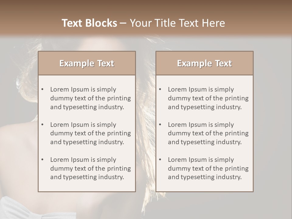 Attractive Style Hair PowerPoint Template