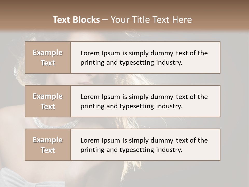 Attractive Style Hair PowerPoint Template