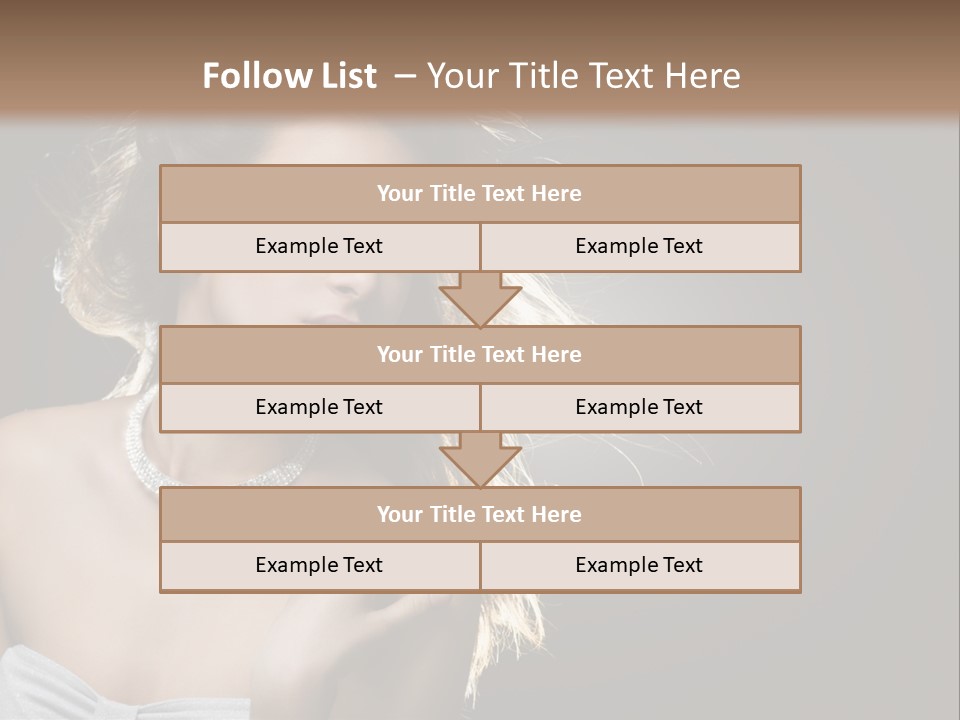 Attractive Style Hair PowerPoint Template