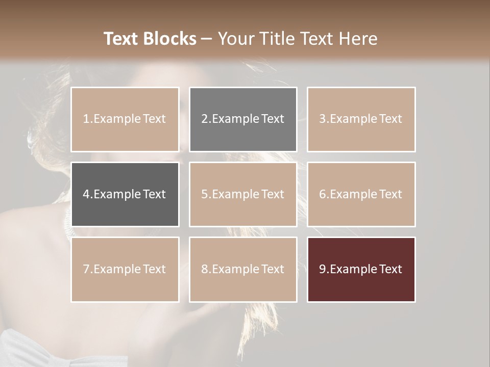 Attractive Style Hair PowerPoint Template