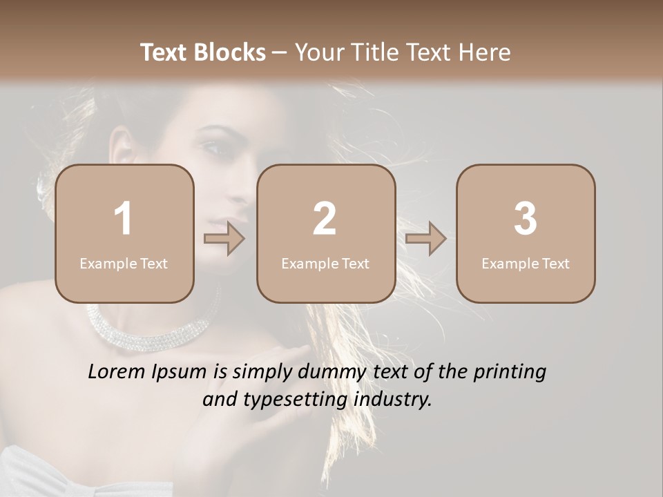 Attractive Style Hair PowerPoint Template