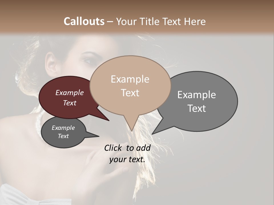 Attractive Style Hair PowerPoint Template