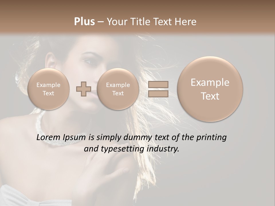 Attractive Style Hair PowerPoint Template