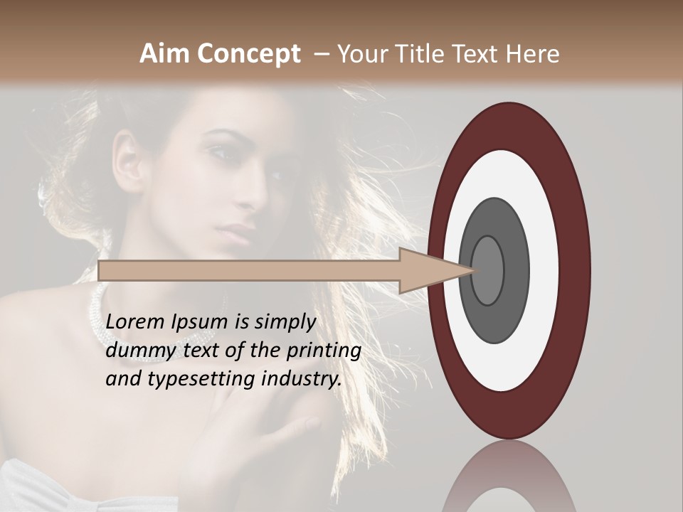 Attractive Style Hair PowerPoint Template