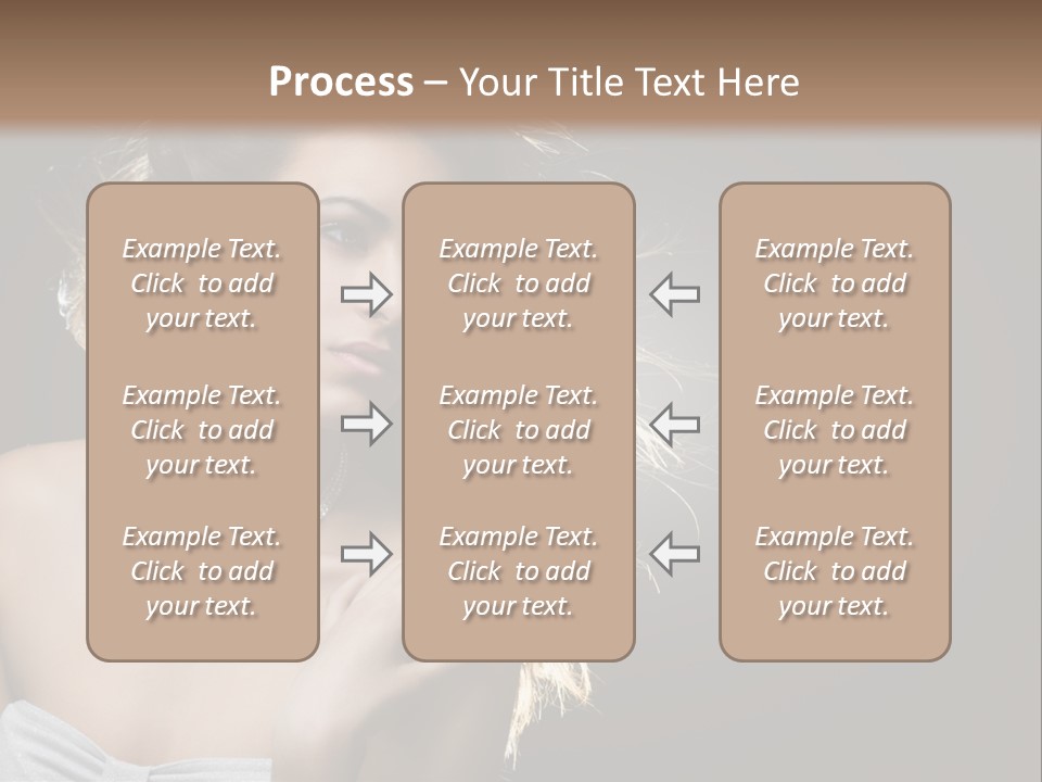Attractive Style Hair PowerPoint Template