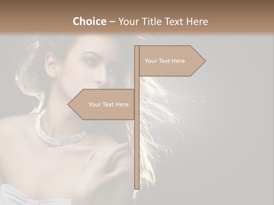 Attractive Style Hair PowerPoint Template
