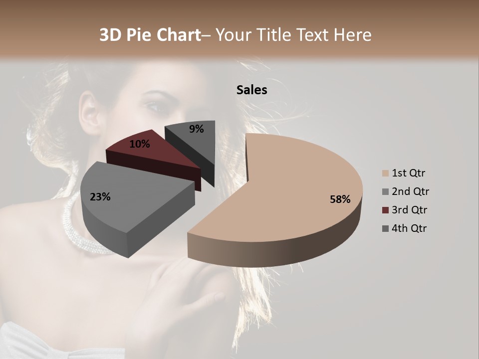 Attractive Style Hair PowerPoint Template