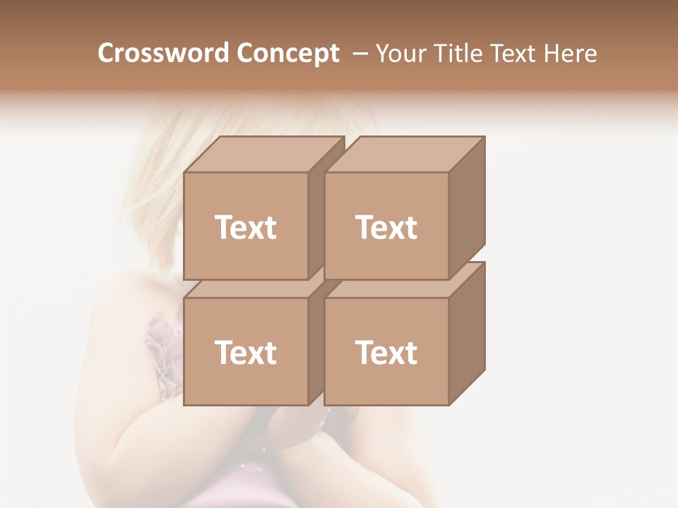 Blond Small One PowerPoint Template