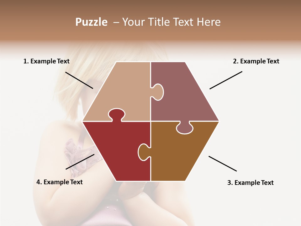 Blond Small One PowerPoint Template