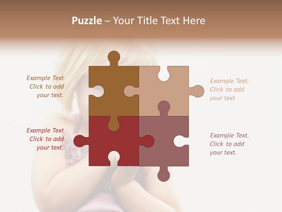 Blond Small One PowerPoint Template