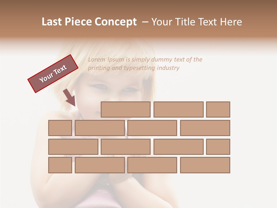 Blond Small One PowerPoint Template