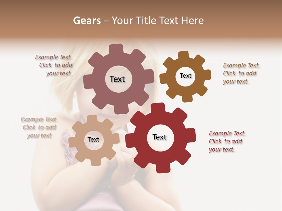 Blond Small One PowerPoint Template