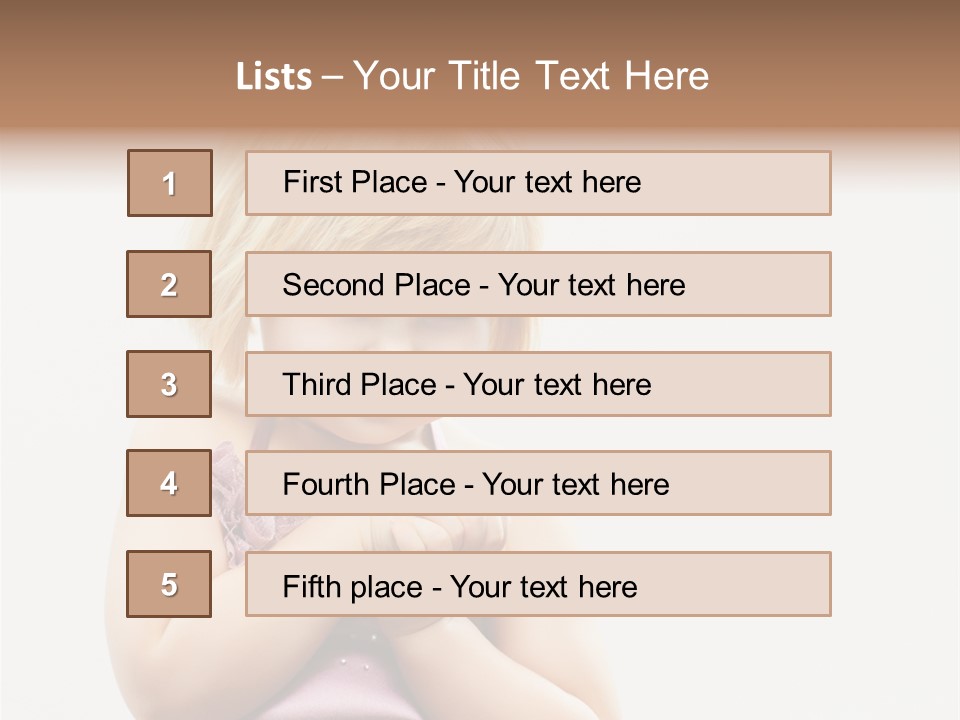 Blond Small One PowerPoint Template