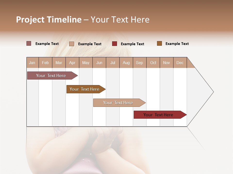 Blond Small One PowerPoint Template