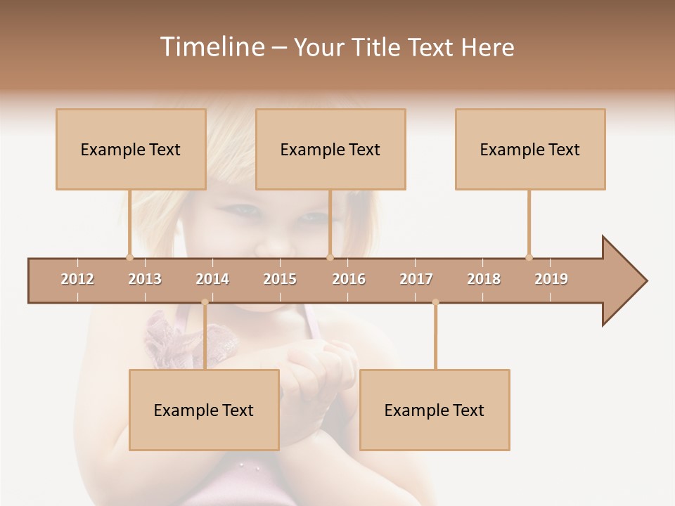 Blond Small One PowerPoint Template