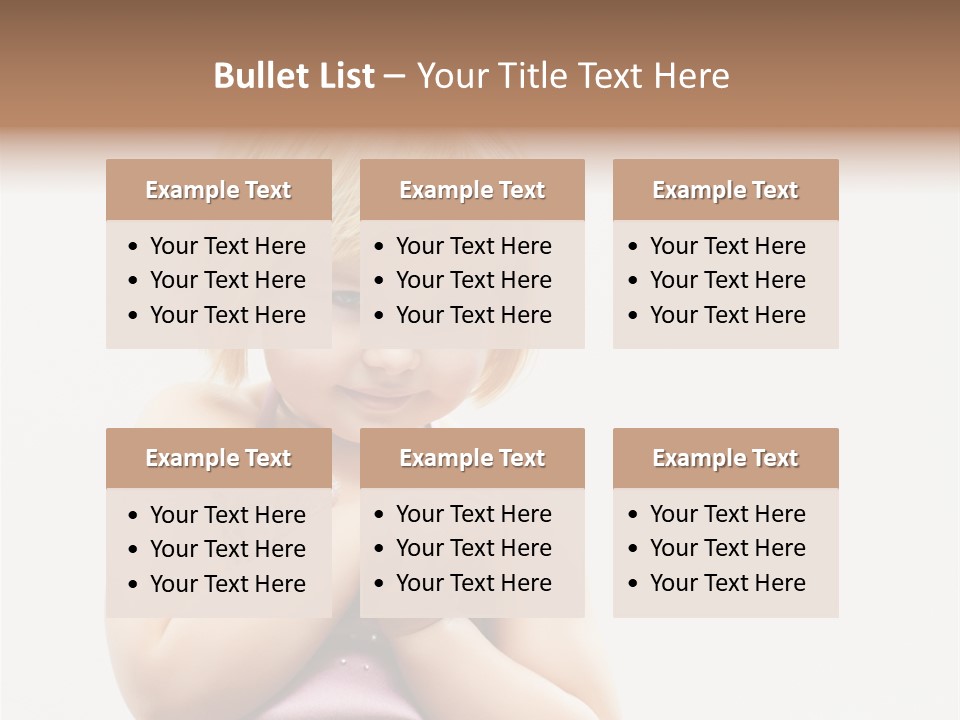 Blond Small One PowerPoint Template