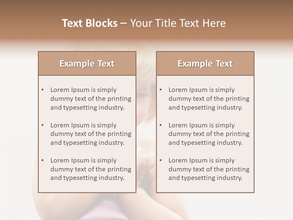 Blond Small One PowerPoint Template