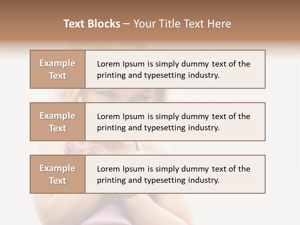 Blond Small One PowerPoint Template