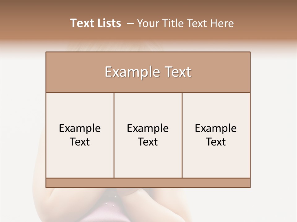 Blond Small One PowerPoint Template