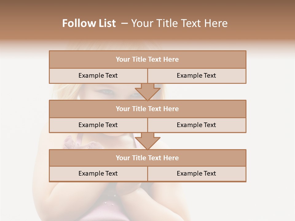 Blond Small One PowerPoint Template