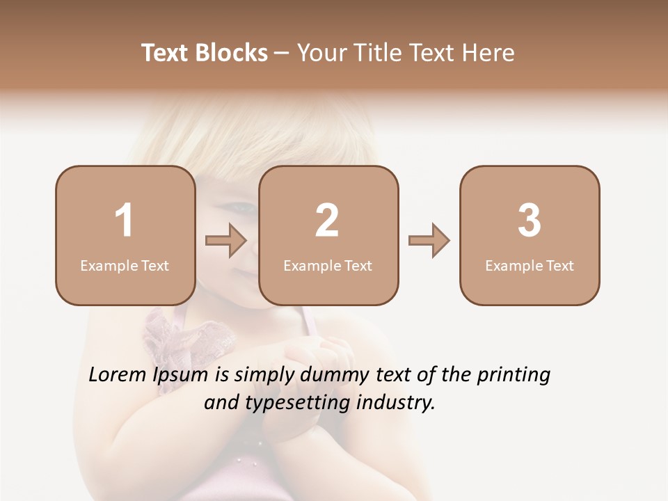 Blond Small One PowerPoint Template