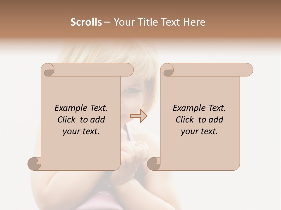 Blond Small One PowerPoint Template