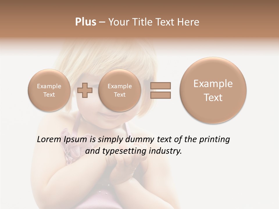 Blond Small One PowerPoint Template