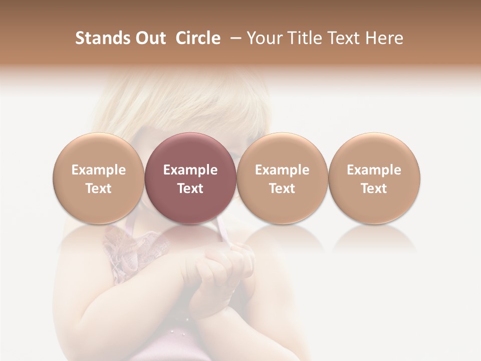 Blond Small One PowerPoint Template