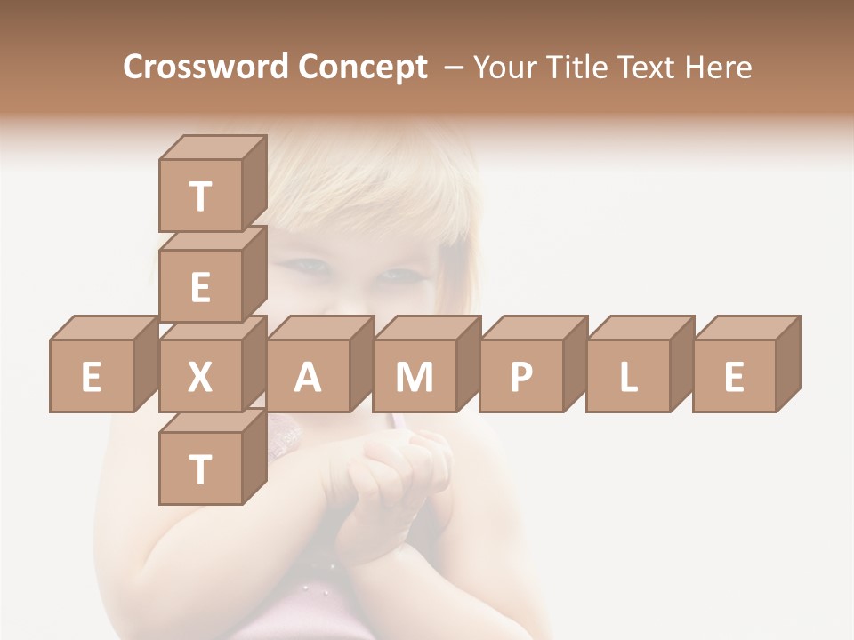 Blond Small One PowerPoint Template