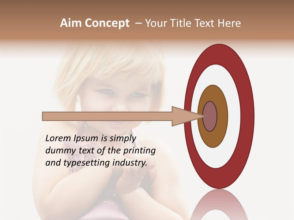 Blond Small One PowerPoint Template