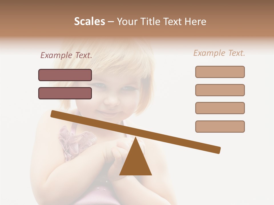 Blond Small One PowerPoint Template
