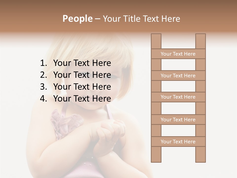 Blond Small One PowerPoint Template