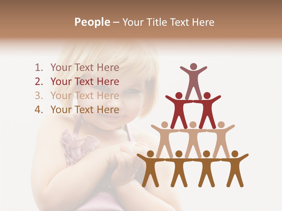 Blond Small One PowerPoint Template