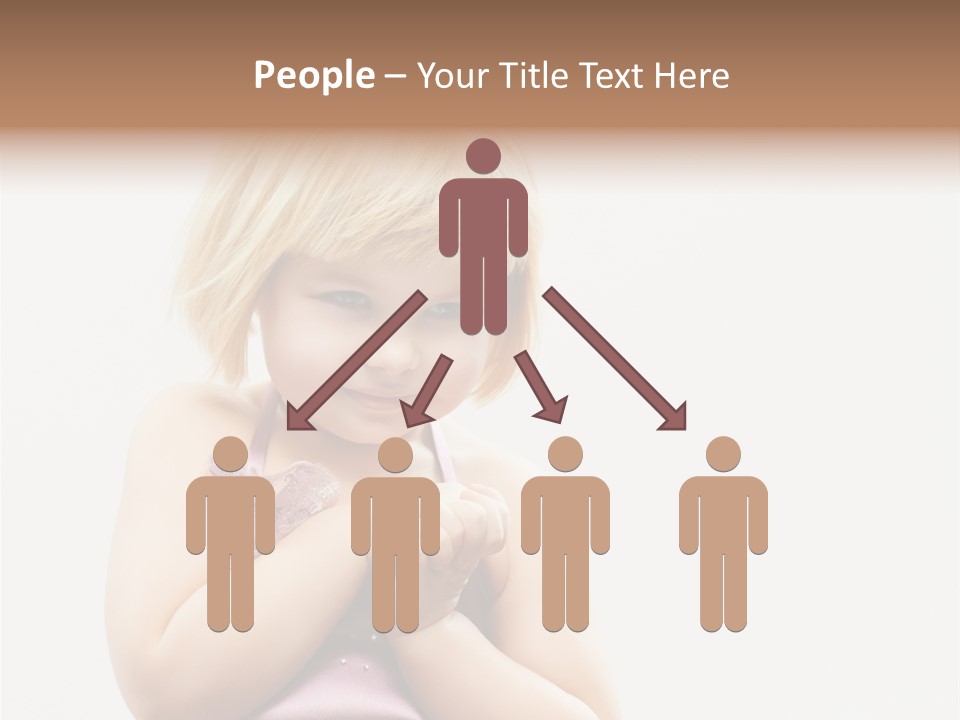 Blond Small One PowerPoint Template