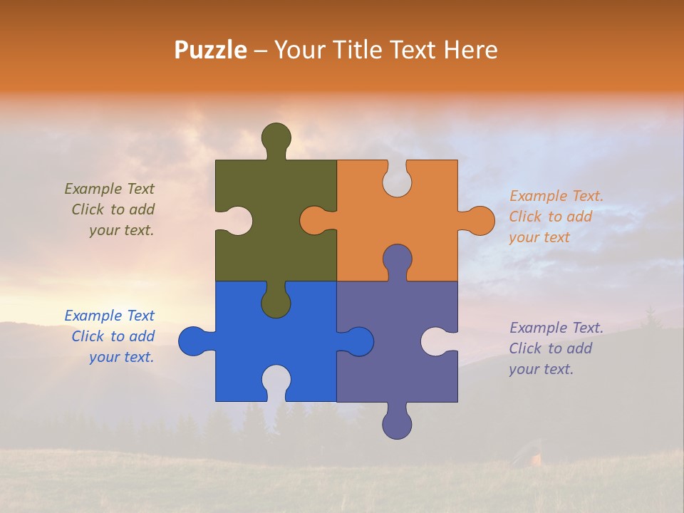 Sky Color Spring PowerPoint Template