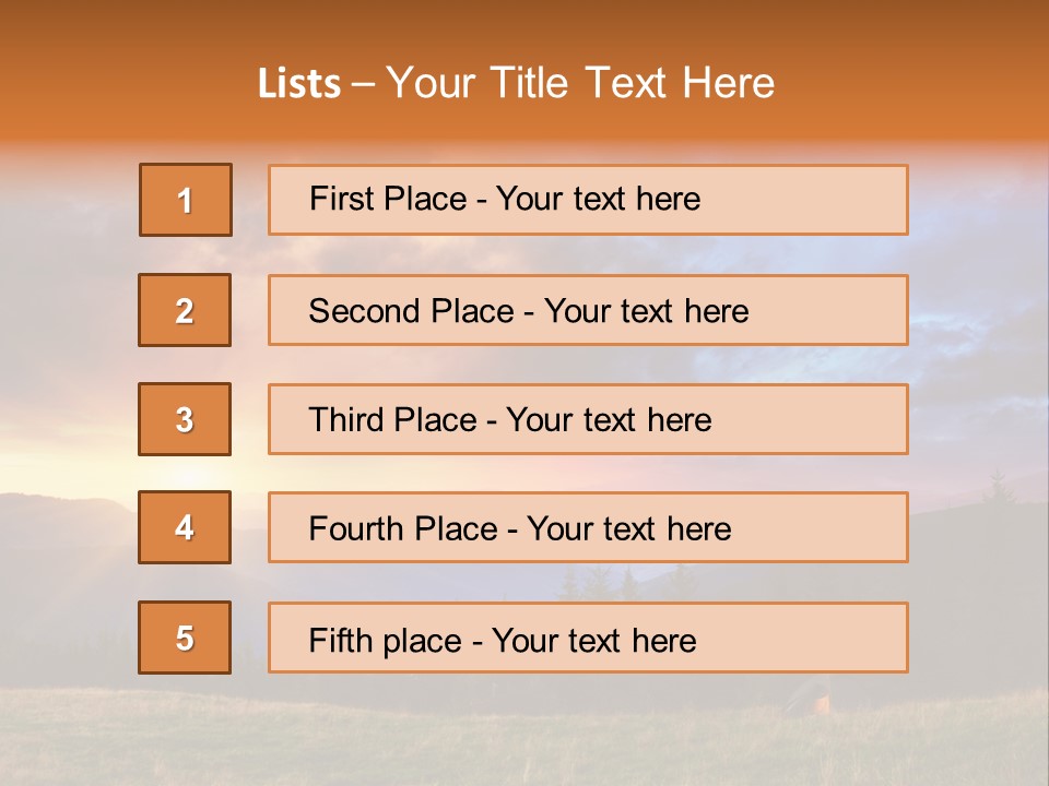 Sky Color Spring PowerPoint Template