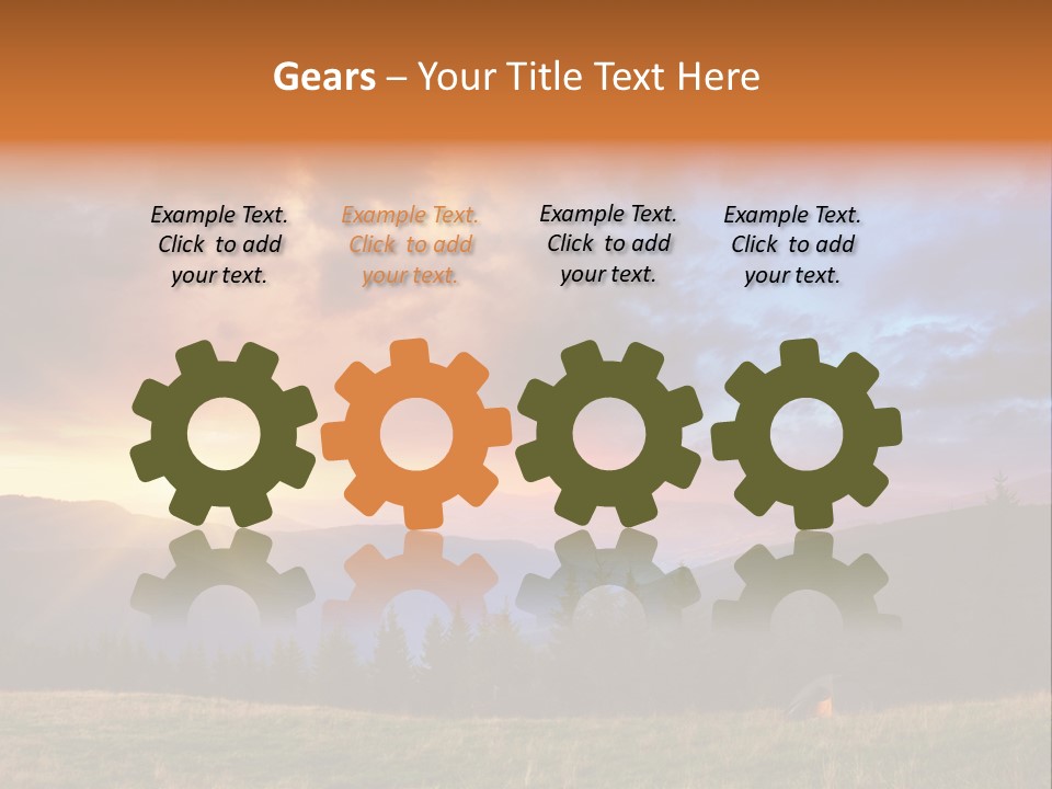 Sky Color Spring PowerPoint Template