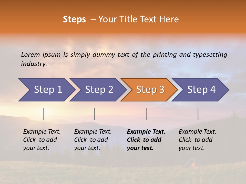 Sky Color Spring PowerPoint Template