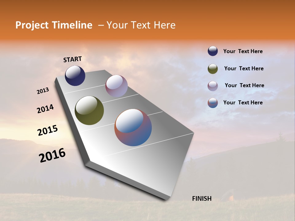 Sky Color Spring PowerPoint Template