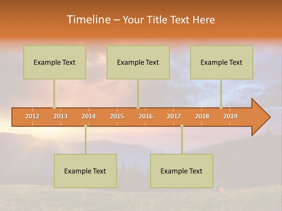 Sky Color Spring PowerPoint Template