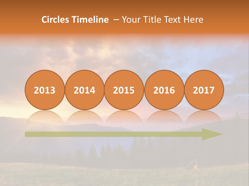 Sky Color Spring PowerPoint Template
