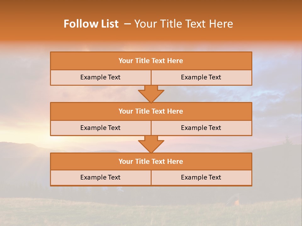 Sky Color Spring PowerPoint Template