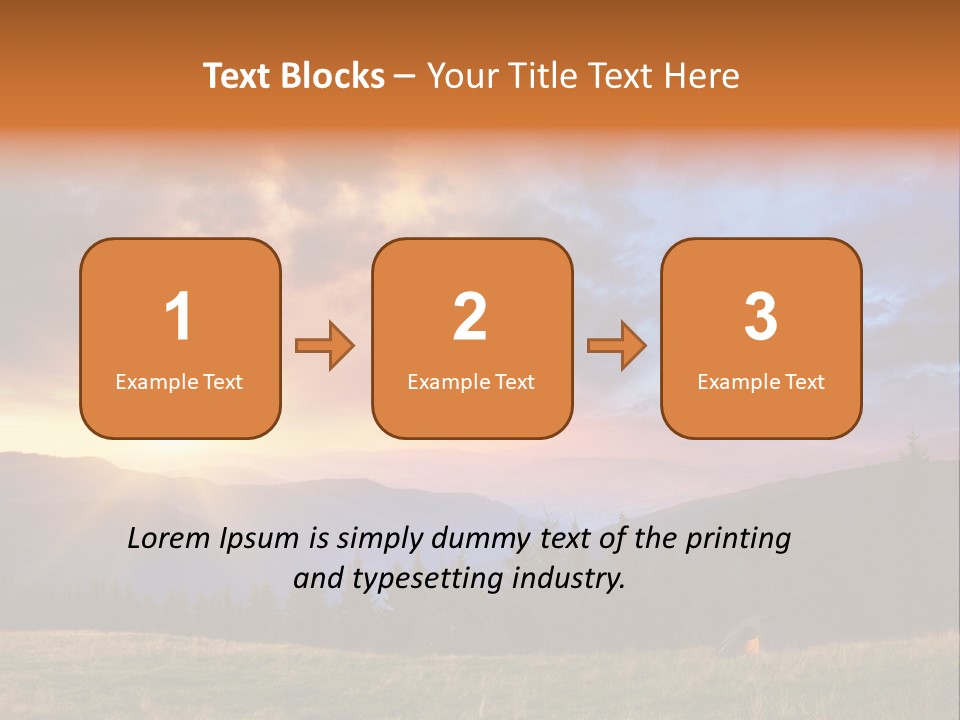 Sky Color Spring PowerPoint Template