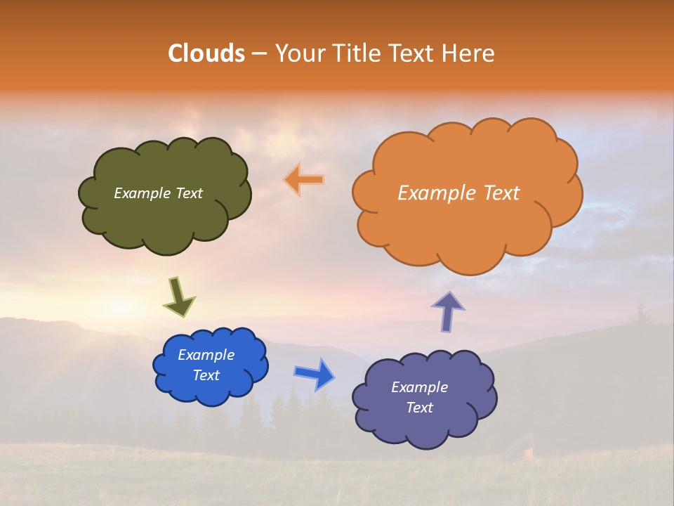 Sky Color Spring PowerPoint Template