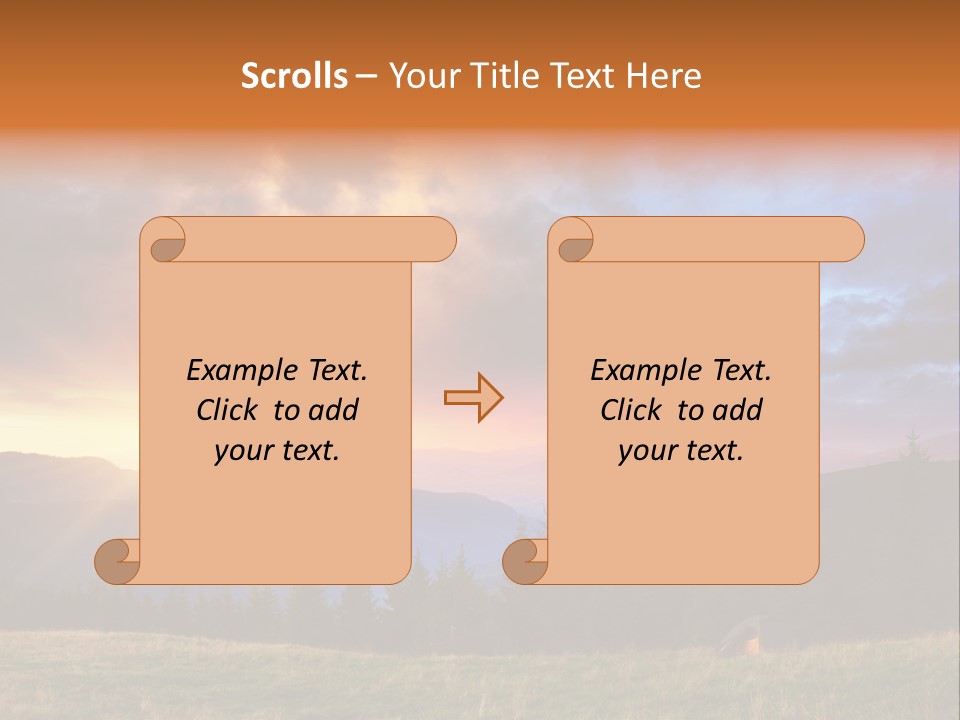 Sky Color Spring PowerPoint Template