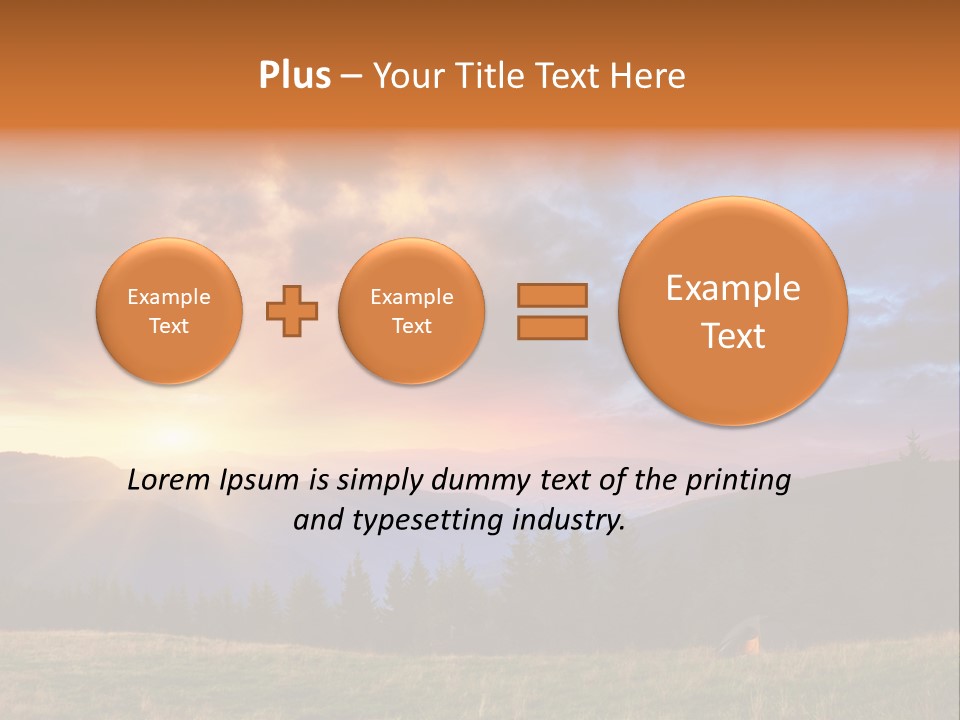 Sky Color Spring PowerPoint Template