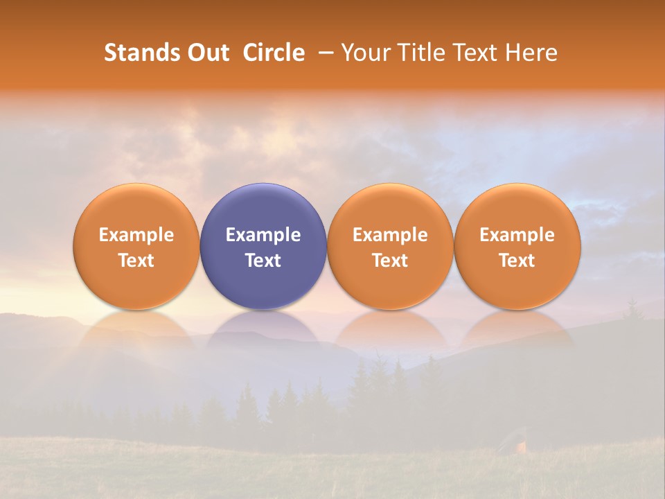 Sky Color Spring PowerPoint Template