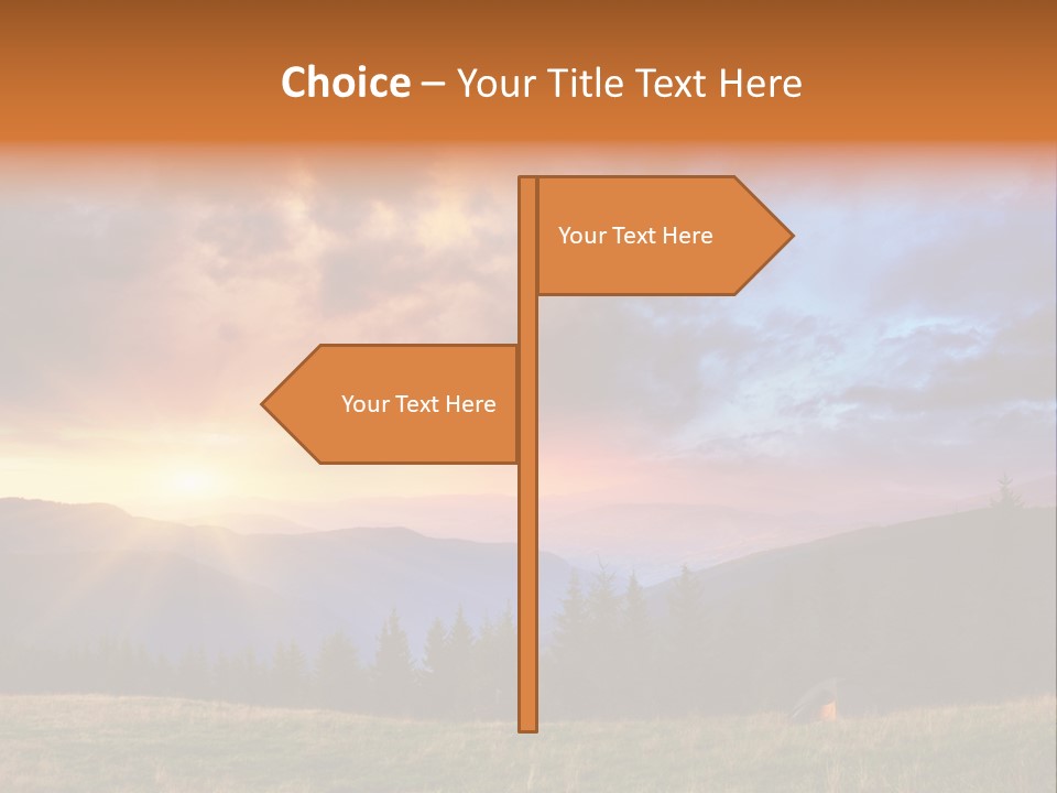 Sky Color Spring PowerPoint Template