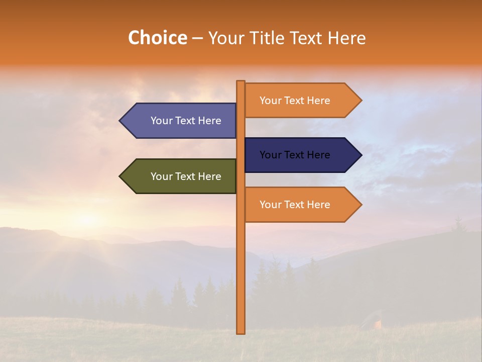 Sky Color Spring PowerPoint Template